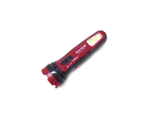 GOLD SILVER GS-4511 1 WATT+1 WATT COB LED'Lİ ŞARJLI EL FENERİ GOLD SILVER GS-4511 1 WATT+1 WATT COB LED'Lİ ŞARJLI EL FENERİ