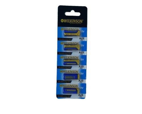 WILKINSON 23A V23GA MN21 12V Alkalin Pil Kepenk Anahtar Pili Beşli Paket WILKINSON 23A V23GA MN21 12V Alkalin Pil Kepenk Anahtar Pili Beşli Paket