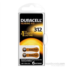 Duracell 312 Numara 6 lı İşitme Cihazı Pili