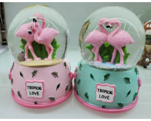 Flamingo Kar Küresi Orta Boy Flamingo Kar Küresi Orta Boy