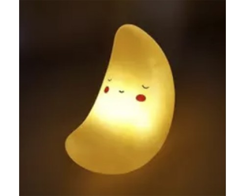 Led Işıklı Gülen Ay Masa Lambası Led Işıklı Gülen Ay Masa Lambası