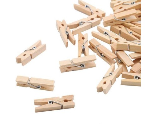 50'li Ahşap Mandal 3.5cm (10'lu Paket-500 Adet) 50'li Ahşap Mandal 3.5cm (10'lu Paket-500 Adet)