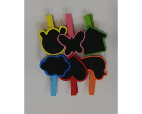 Desenli Notlu Mandal (6'lı Set-10 Paket) Desenli Notlu Mandal (6'lı Set-10 Paket)
