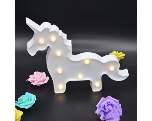 Led Işıklı Unicorn At Gece Lambası Led Işıklı Unicorn At Gece Lambası
