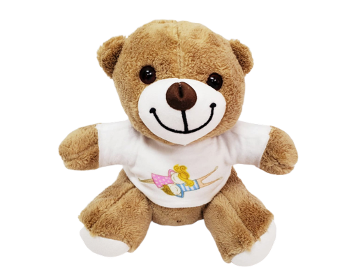 Sevimli Tişörtlü Peluş Ayicik Sevimli Tişörtlü Peluş Ayicik