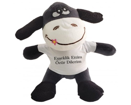 Oyuncak Peluş Eşek Eşeklik Ettim Tişörtlü Oyuncak Peluş Eşek Eşeklik Ettim Tişörtlü