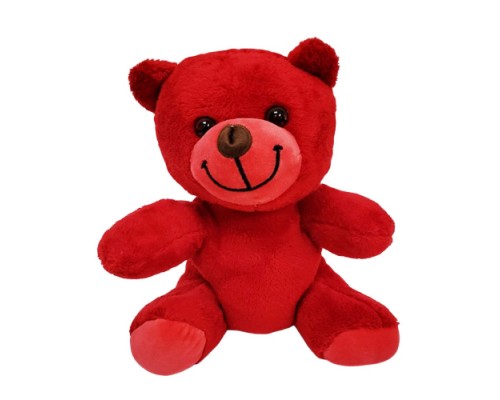Sevimli Kırmızı Oyuncak Peluş Ayıcık Sevimli Kırmızı Oyuncak Peluş Ayıcık