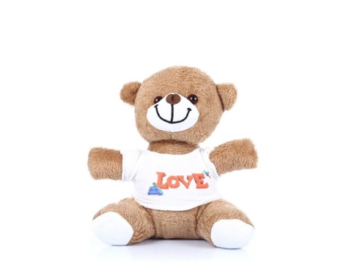 Love Tişörtlü Peluş Ayıcık Love Tişörtlü Peluş Ayıcık
