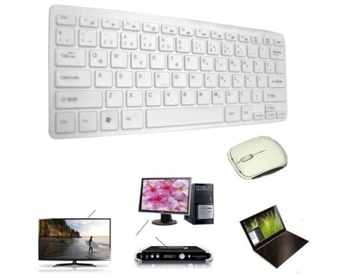Kablosuz Q Türkçe Klavye Mouse Set 2.4Ghz BEYAZ Kablosuz Q Türkçe Klavye Mouse Set 2.4Ghz BEYAZ